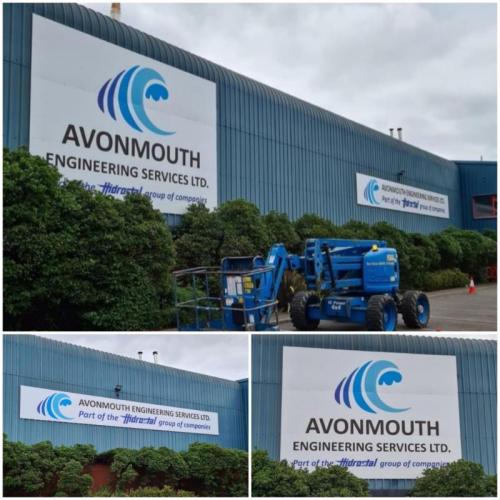 Avonmouth Engineering Services new building signage