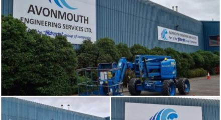 Avonmouth Engineering Services new building signage